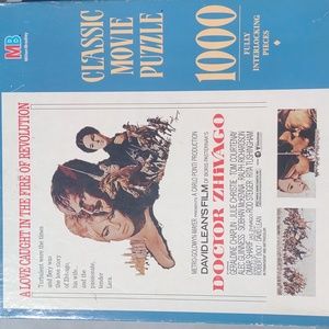 Vintage 1990 Dooctor Zhivago movie puzzle 1000pc sealed LG 23"x35" mid-century